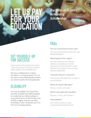 Memorial Healthcare Systems Scolarship Brochure